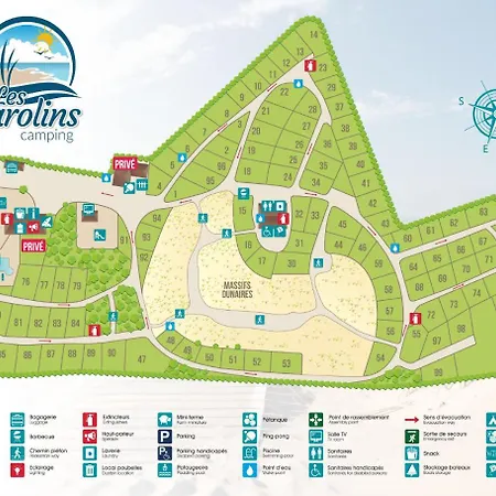 Les Carolins - 4 Etoiles 3* Saint-Lo-d'Ourville